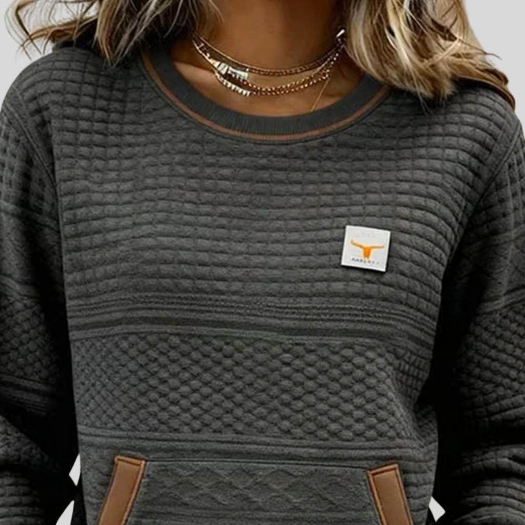 Noelle | Mikina s kulatým výstřihem Colorblock