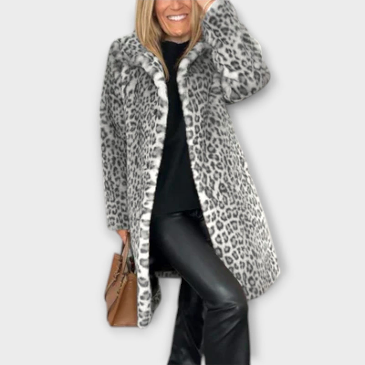 Amara ™ | Kabát s leopardím vzorem