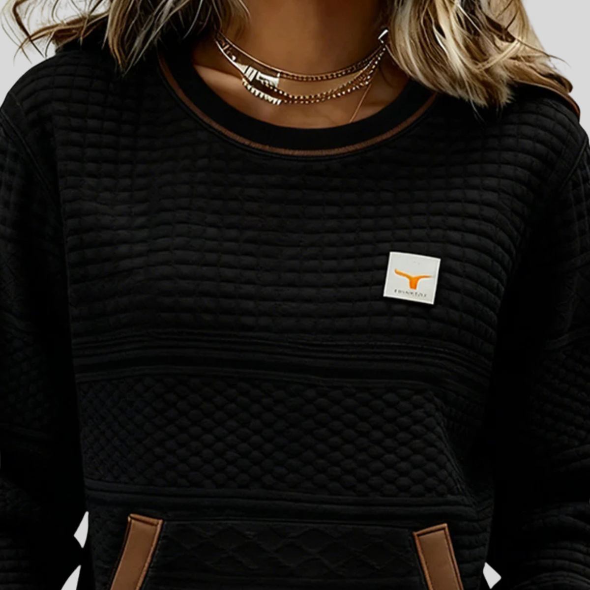 Noelle | Mikina s kulatým výstřihem Colorblock
