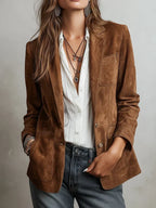 Viktorie | Vintage hnědý blazer